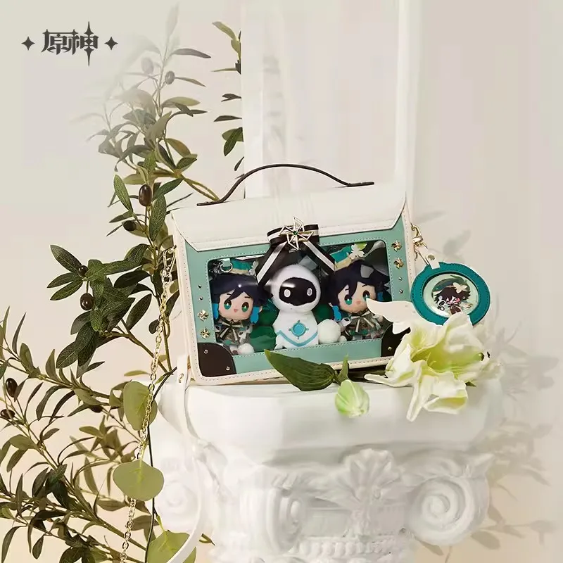 

Предварительная продажа miHoYo официальный Genshin Impact WENDI тема Impression Series конверт посылка Tote Сумка косплей костюм игры подарки аниме