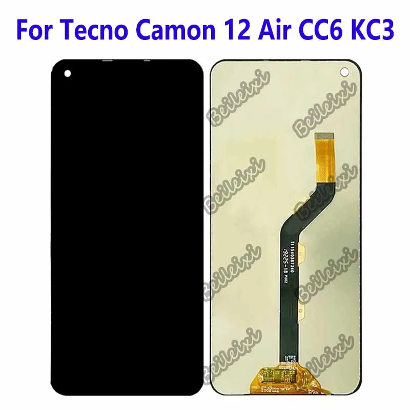 

For Tecno Camon 12 Air CC6 KC3 LCD Display Touch Screen Digitizer Assembly Replacement Accessory