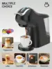 One Pcs Capsule Coffee Machine 5 in 1 Hot and Cold Espresso Coffee Maker for K-Cup Capsule Ese Pod Ground Coffee 19 Bar High Pre 1