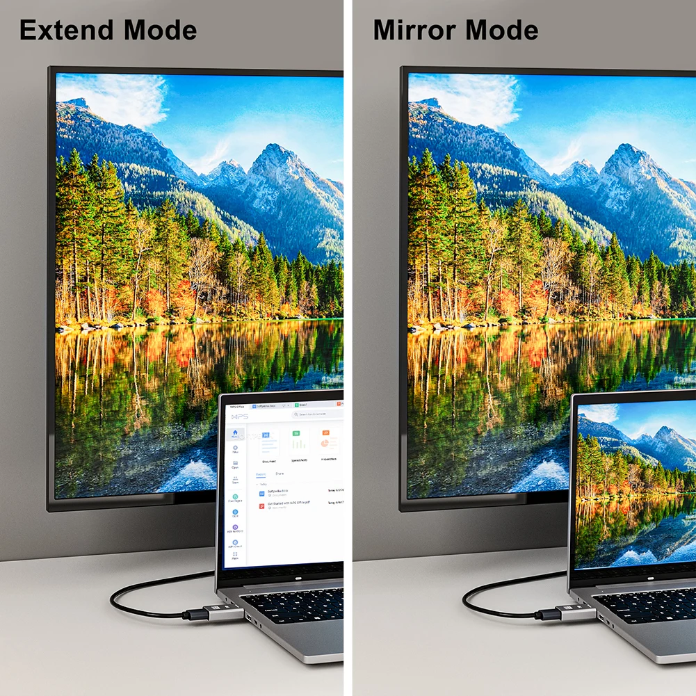 PC 모니터용 HDMI 호환 어댑터, 4K 디스플레이 포트-HDMI 호환 커넥터, 수-암, 30Gbps DP 디스플레이 포트