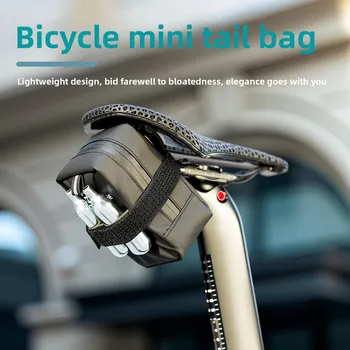 OFFBONDAGE Mini borsa da sella per bicicletta Borsa da sella per ciclismo Borsa da strada compatta leggera per MTB Borsa a mano portatile Accessori per bici