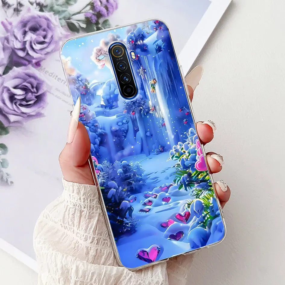 Fashion Flower Soft Silicone TPU Bumper Case - Enhanced Protection Cover