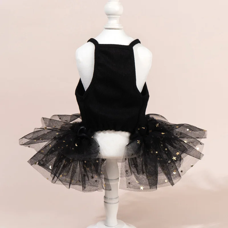 Dog Tutu Dress: Fluffy Princess Party Gown For Small Dogs, Breathable Tulle Puppy Wedding Outfit For Teddy Bichon