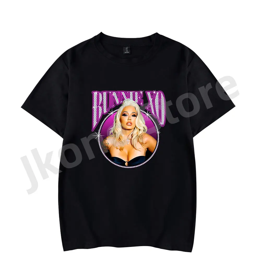 

Модные повседневные футболки Bunnie XO с коротким рукавом для мужчин и женщин