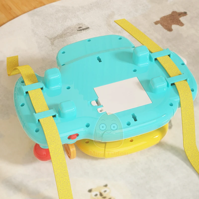 Baby Stroller Toy Simulational Steering Wheel Eletric Music Light Sound Car Copilot Desk Game Early Educational Toys For Childre