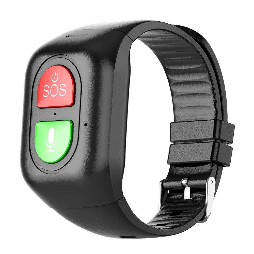 Smart Bracelet Long Standby Elderly Men Students SOS Watch for IOS Android Heart Rate Blood