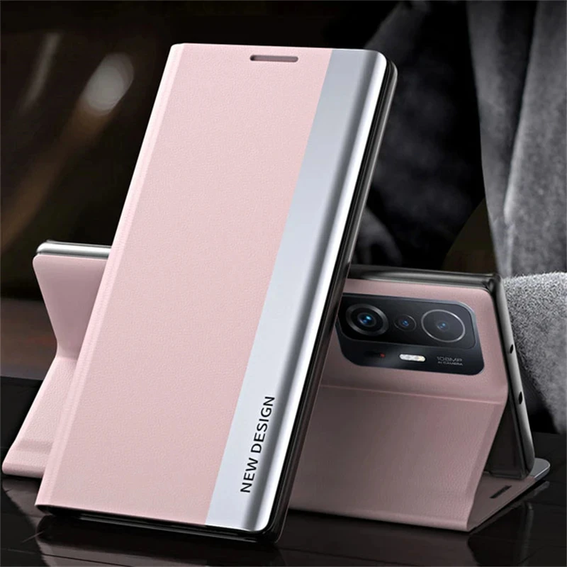 Leather Flip Phone Case with Stand