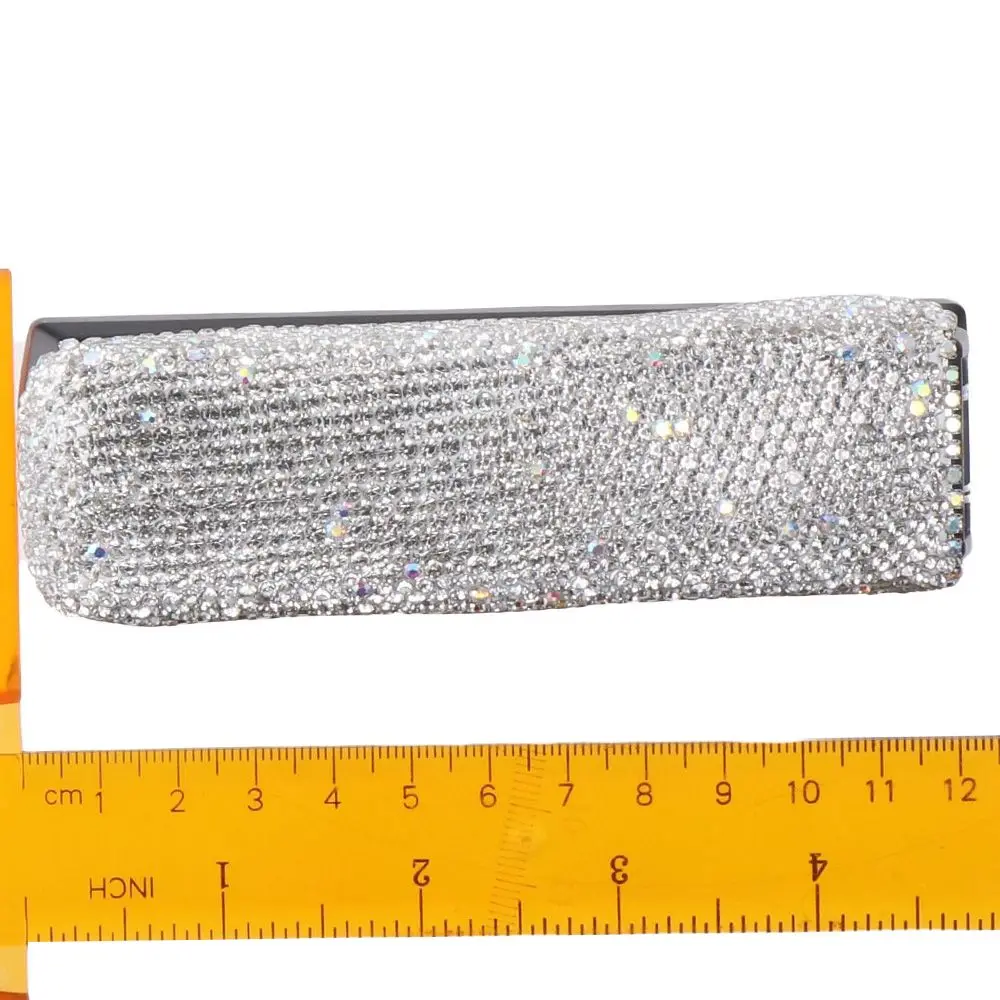 모조 다이아몬드 크리스탈 스테이플러, 사무실 의무 스테이플러, 예쁜 사무실 문구 키트, 세련된 블링 데스크 액세서리