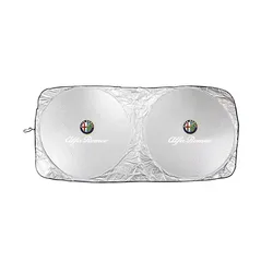 Premium Car Windshield Sun Shade Cover and Visor Protector (Alfa Romeo)