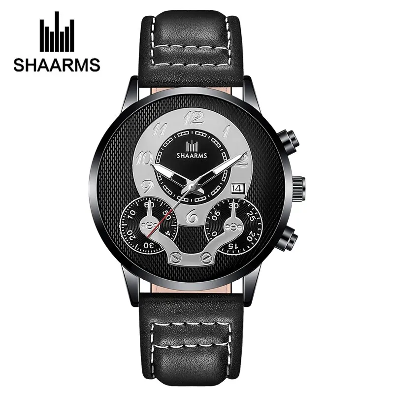SHAARMS Mens Watches Top Brand Luxury Fashion Casual Business