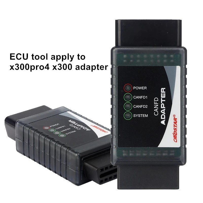 

OBDSTAR CAN FD Adapter Works with X300 PRO4/ X300 DP PLUS for Diagnosing ECU Systems and Key Master DP Plus