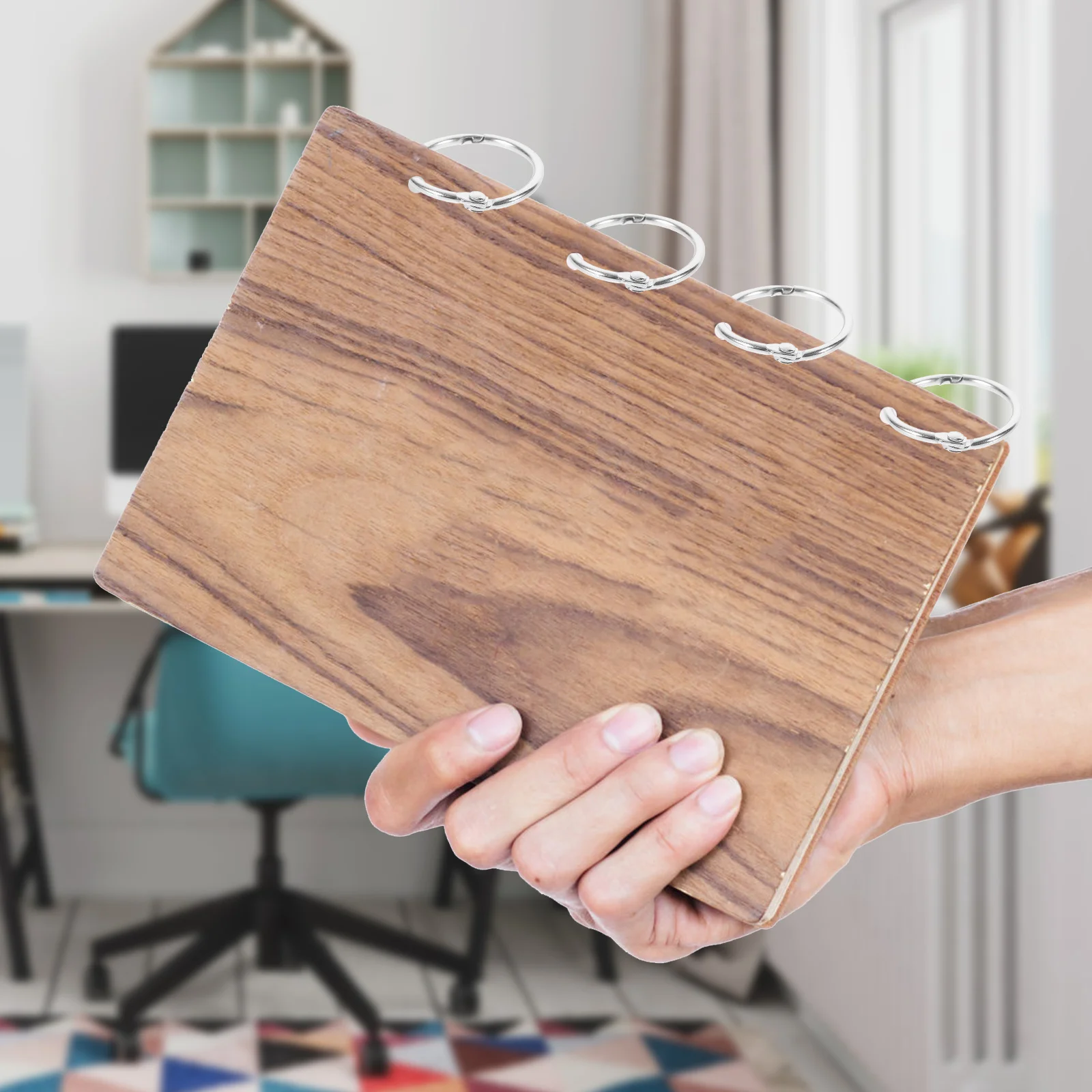 20 Pcs Metal Ring Binder for Office Supplies