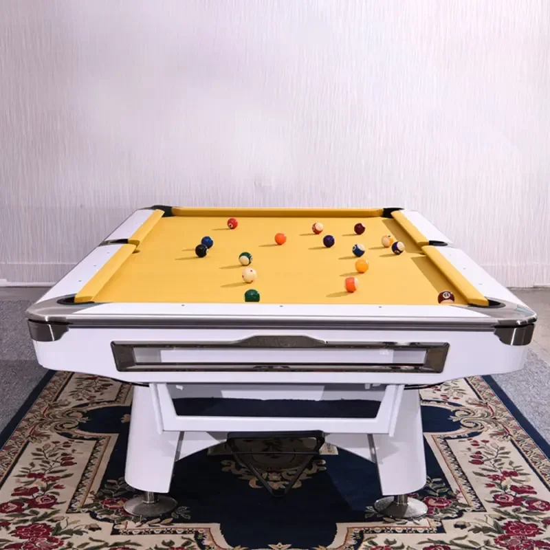 American Style 9 Ball Billiard Table 7ft/8ft/9ft Solid Wood Legs with Cue & Whole Set Accessories for Pool Snooker