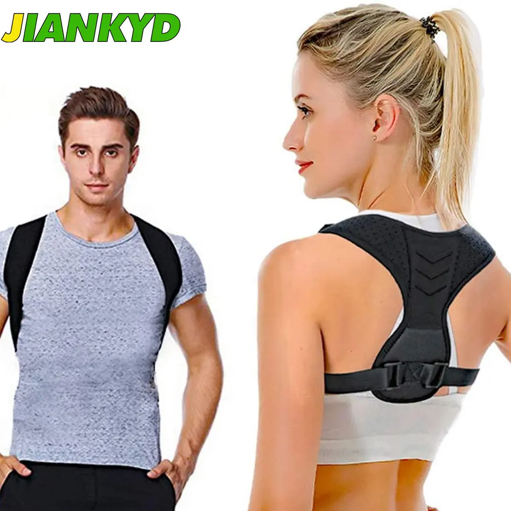 

Posture Corrector for Women Men, Adjustable Back Brace, Providing Pain Relief from Lumbar, Neck, Shoulder, and Clavicle, Back