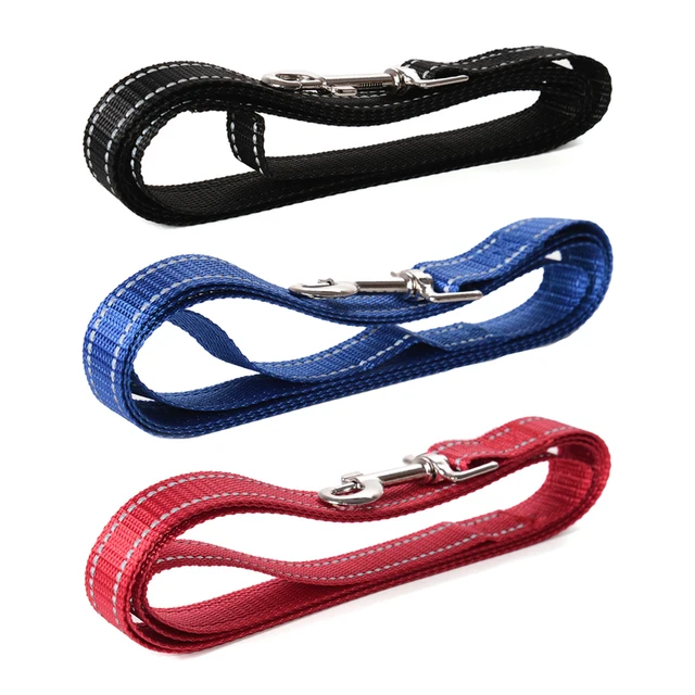 Reflective Pet Dog Leash For Small Medium Large Dogs Cats Nylon Hiking Training Belt Puppy Rope Golden Retriever Teddy Supplies 3