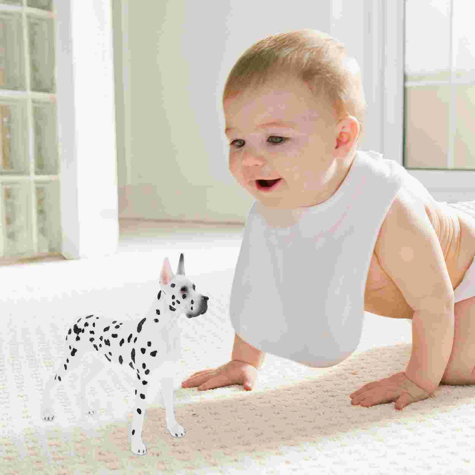 

Realistic Simulation Dog Model Artificial Puppy Ornament Kids Toys Animal Decor Statue Figures
