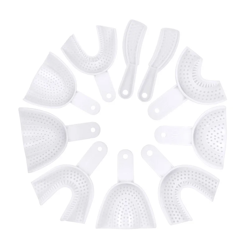 

Disposable Dental Impression Plastic Tray Dental Impression Plastic Tray Teeth Holder Oral Care Tools