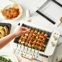 Skewers Machine Meat Roasting Pan Household Automatic Rotary Multifunctional Indoor Electric Barbecue Grill Barbecue Machine 1
