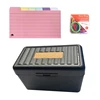 DXAB Colored Index Cards Dividers 3x5 Inches Tabbed Cards Ruled Note Card Dividers Lined Pattern Flashcards Studying Cards 2