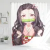 Demon Slayer: Kimetsu No Yaiba Shower Curtain Bathroom Accessories Home Decor Christmas Gifts Anime Waterproof Screen 1