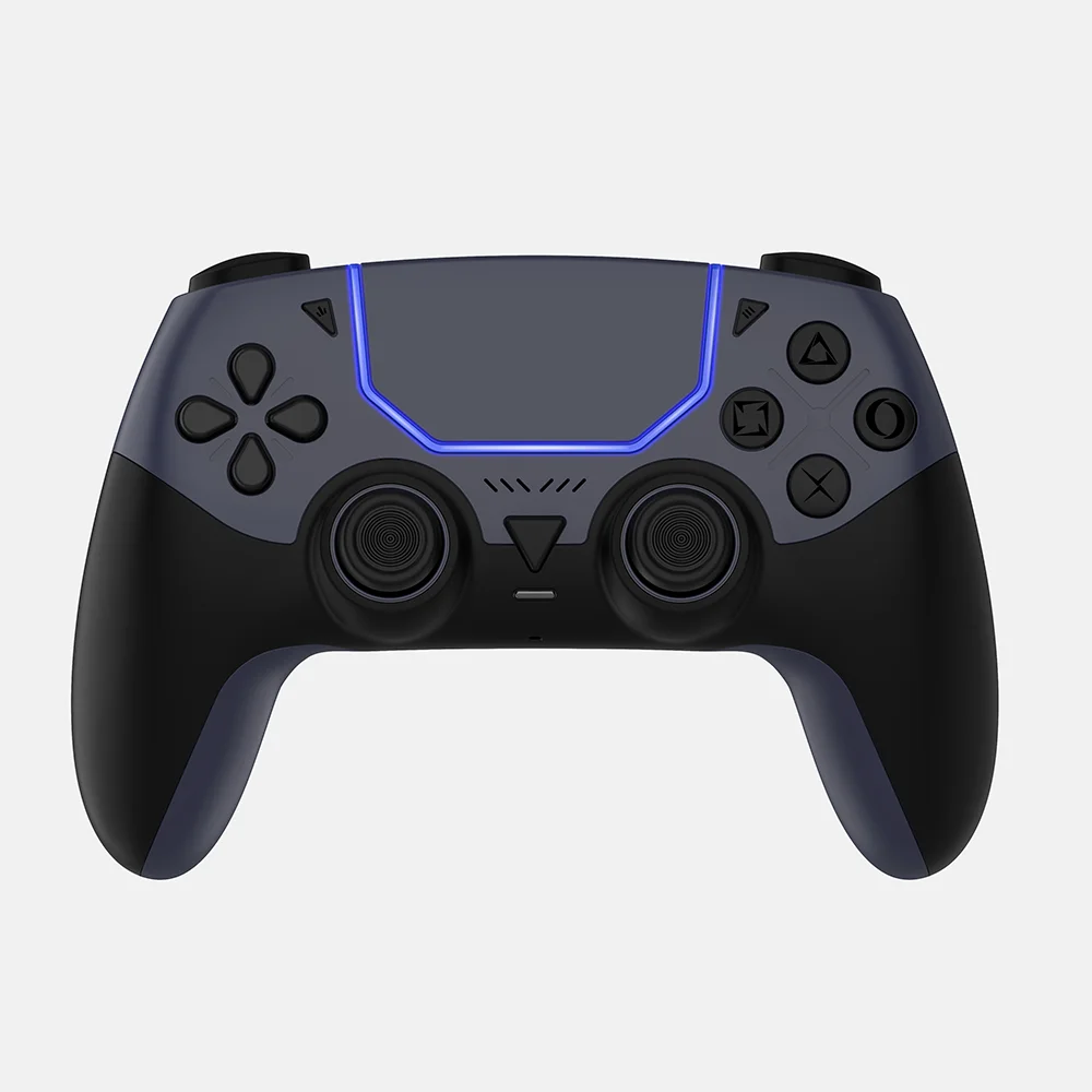 Controlador de jogo sem fio para ps5/pc/steam deck hall efeito marco dupla vibração 6 eixos controle de movimento gamepad com alto-falante