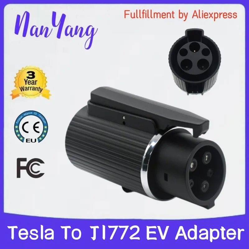 

Tesla To J1772 EV Adapter Type 1 To Tesla for Charging Station Converter