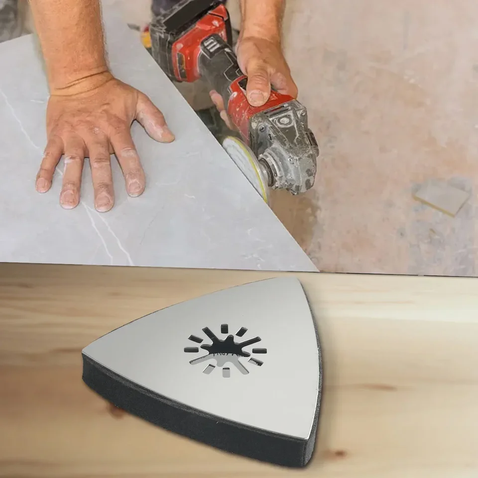 Tamponi Abrasivi per Dischi Abrasivi Oscillanti Gancio e Anello Levigatrice Oscillante Multitool 82 Pezzi Kit Levigatura Multiutensile Oscillante Platorello Abrasivo Gancio e Anello Carta Vetrata Gran