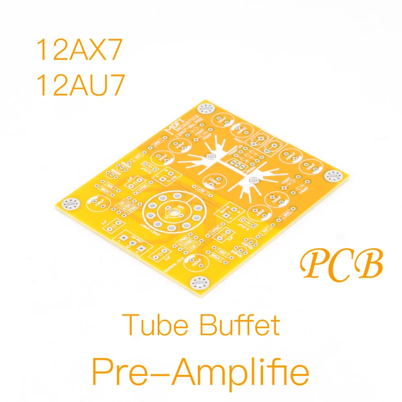 Mofi-12Ax7/12Au7-Tube Buffer Pre-Amplificatore-Pcb