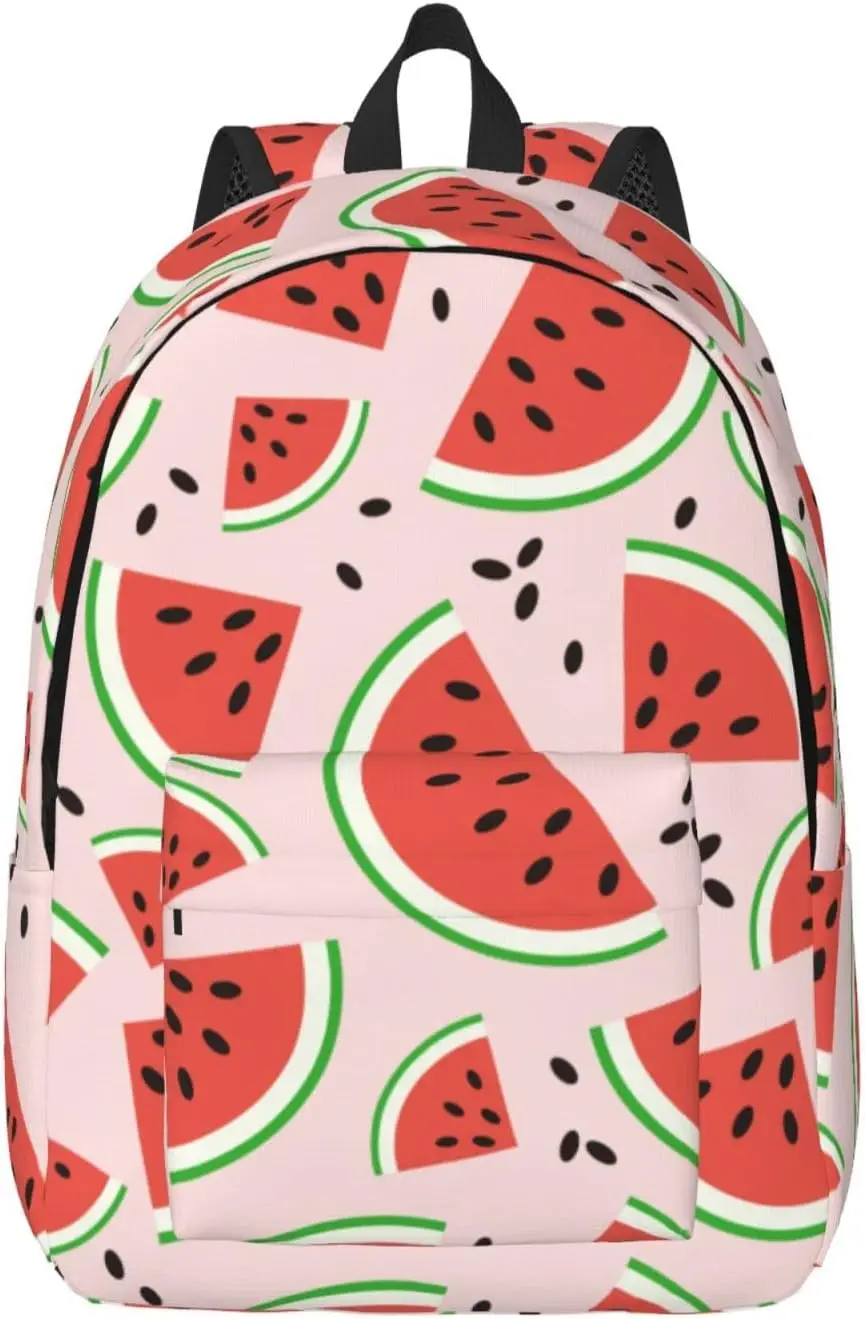 

Backpack Casual Lightweight Watermelon Laptop Backpack Men Women Travel Bag Outdoor Canvas Daypack