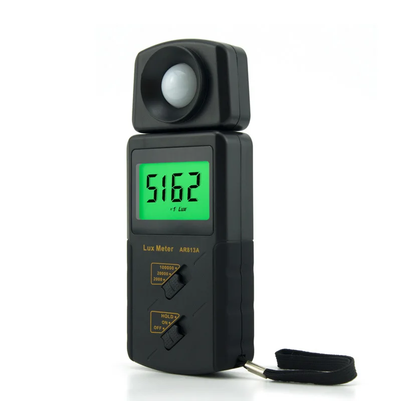 

AR813A Digital Illuminance Meter Light Meter Lumen Photoluminance Photometer Meter Measuring Instrument