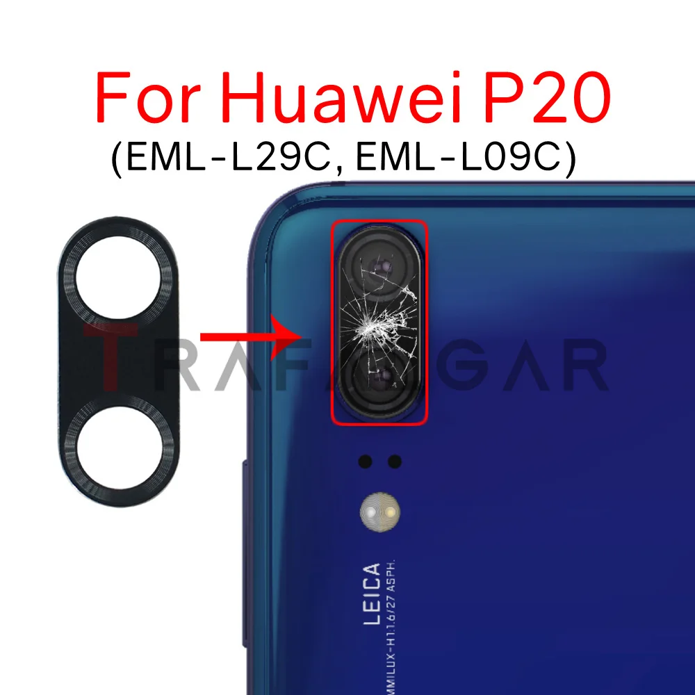 Lentille De Caméra Arrière Pour Huawei P20 Pro - Remplacement - Couleur Rose - Réf. A-007-13-074 - Neuf Sous Emballage