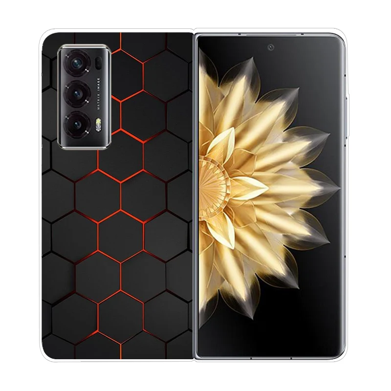 Durable Clear Hard Shell Phone Case - Shockproof & Foldable Design