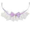 New Christmas Pet Outfit Lace Cute Bow Cat Collar Headband for Small Dogs - Convenient  and  Practical  Home  Accessory 5