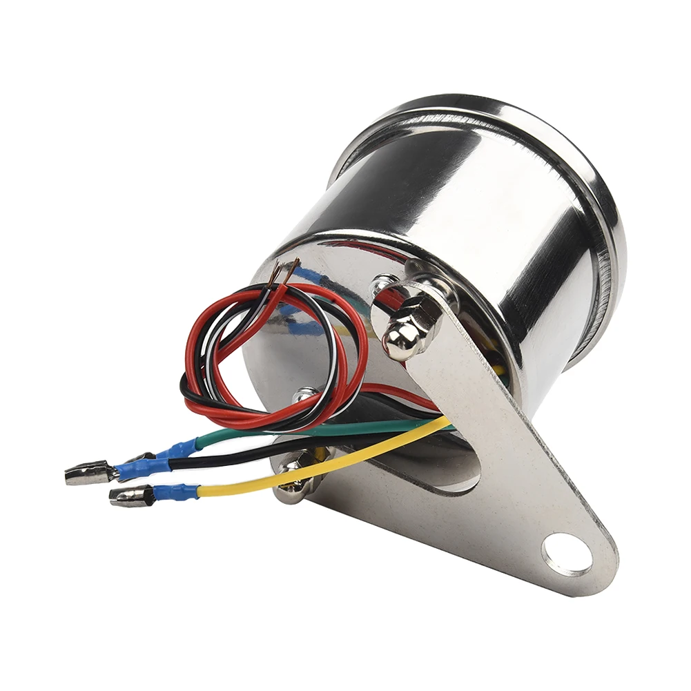 

13K RPM Shift Tachometer Motorcycle DC 12V Glass Top Housing Stainless Steel Universal Applicable To All Motorcycles