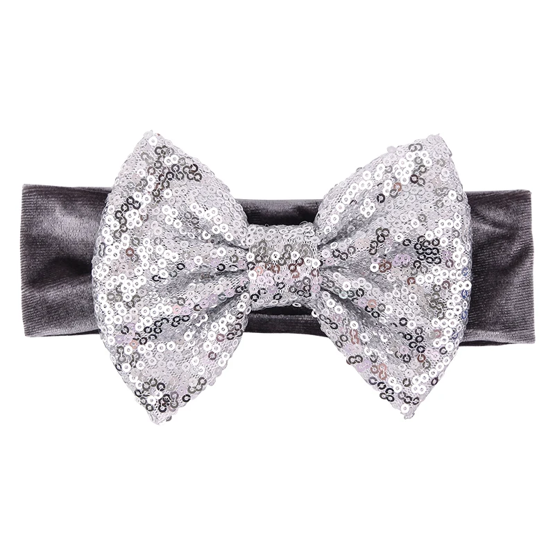 Klassisches Baby-Haarband mit 5-Zoll-Haarschleife, elastisches Samt-Stirnband für Kleinkinder, Mädchen, Festival-DIY-Haaraccessoires – Detail 16