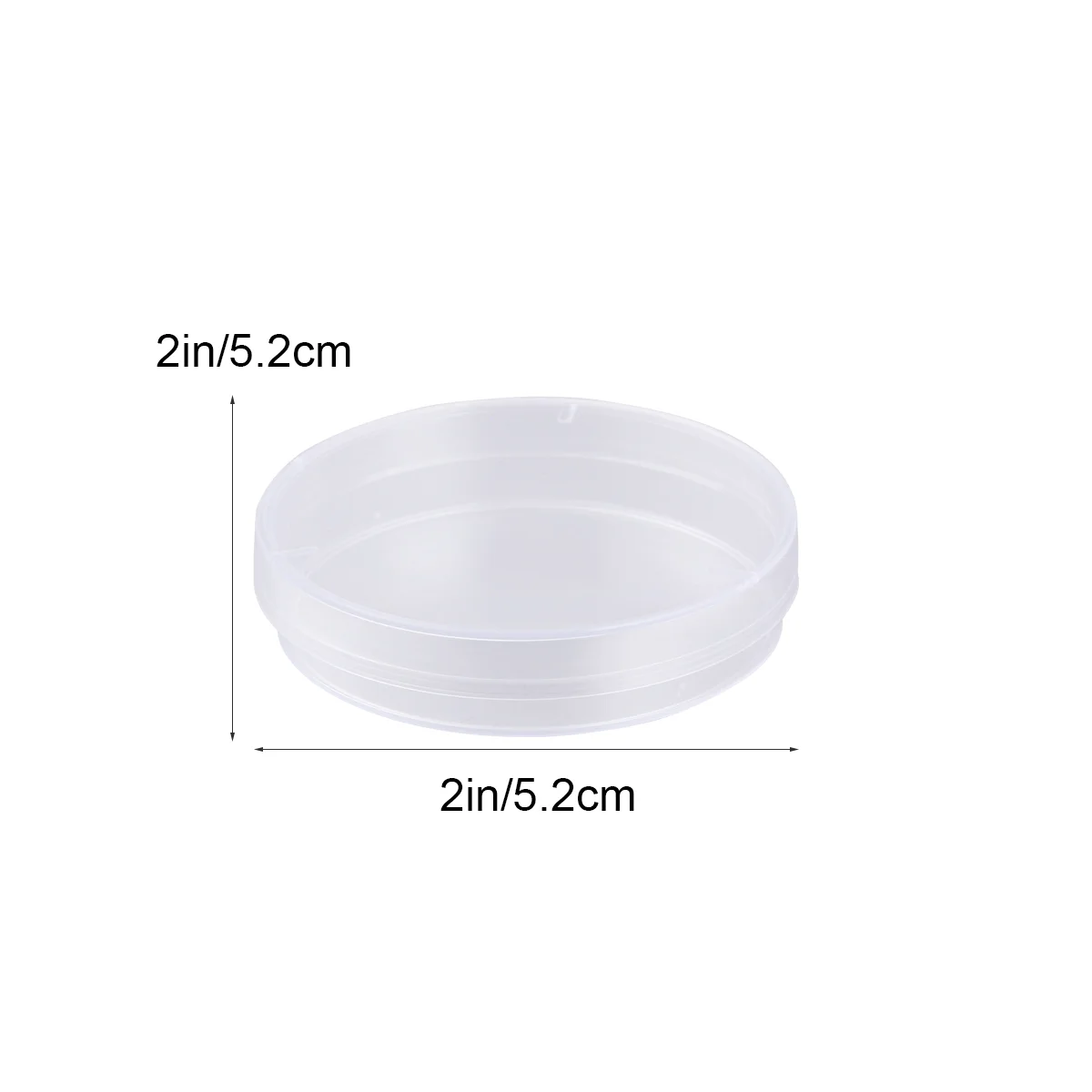 PATIKIL Piastre Petri In Vetro Borosilicato Alta Resistenza 35mm/0.38 Pollici Con Coperchio, 6 Pezzi Per Esperimenti Scientifici In Laboratorio, Trasparenti