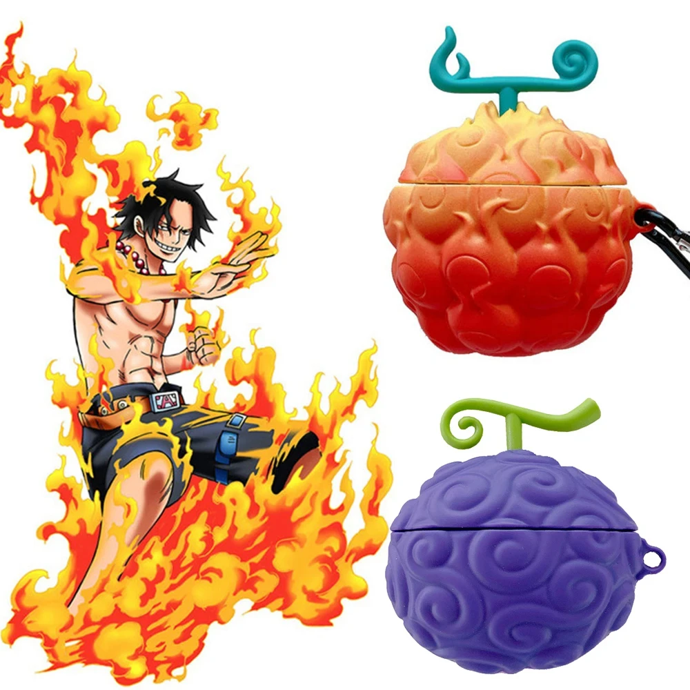Anime Devil Fruit Rubber Fruit Burn Fruit Per Samsung Galaxy Buds 2 Live Pro 2 Custodie Custodia Protettiva Per Auricolari In Silicone Per Cartoni Ani