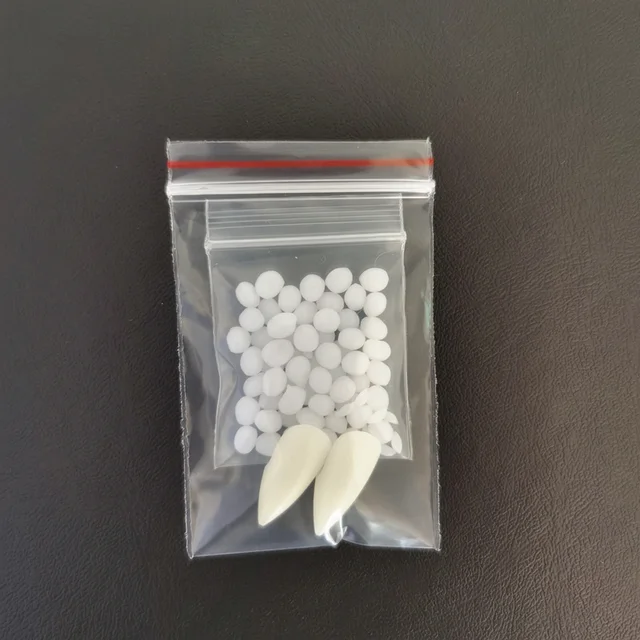 Vampire Teeth Fangs Halloween Props Diy Teeth Plus Glue For Teeth Props Cosplay Environmentally Friendly Vampire Party Party Diy Decorations Aliexpress