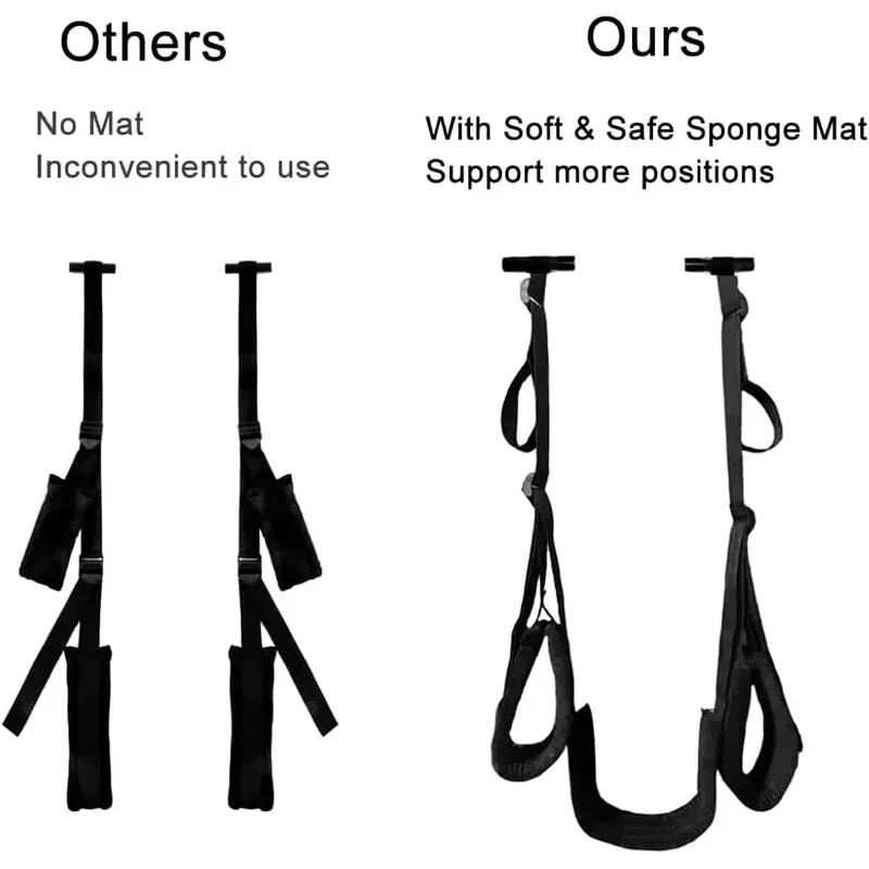 Sex Door Swing Passion For Couples Upgraded Version Sex Furnitures Sm Restraint Tool Suspended Swing Adult Erotic Products