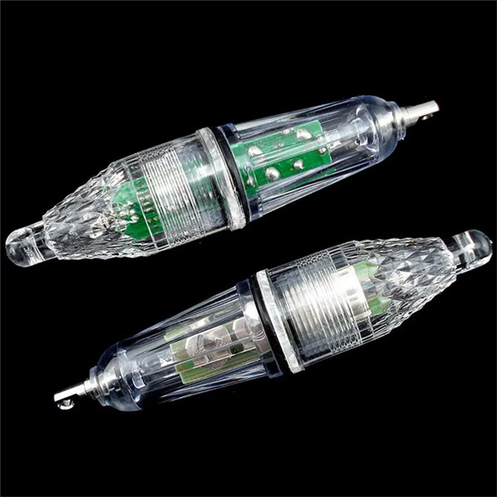 Deep Drop Underwater Fish Attracting Lure LED Fishing Flash Light Bait 10Pcs/lot 12cm underwater light