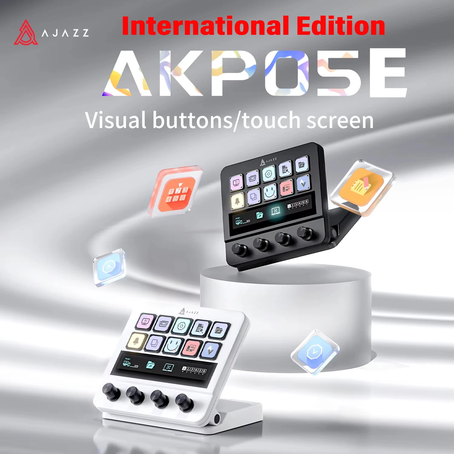 Ajazz AKP05E メカニカルマクロキーボード 多機能デスクトップUSBミニ