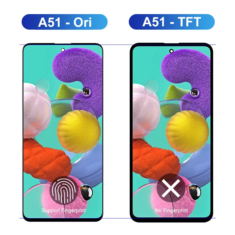 Ｚ  A51 A515 A515F DSN A515F DSM LCD ġ ũ Ÿ,  ν,  AMOLED A51 4G ÷