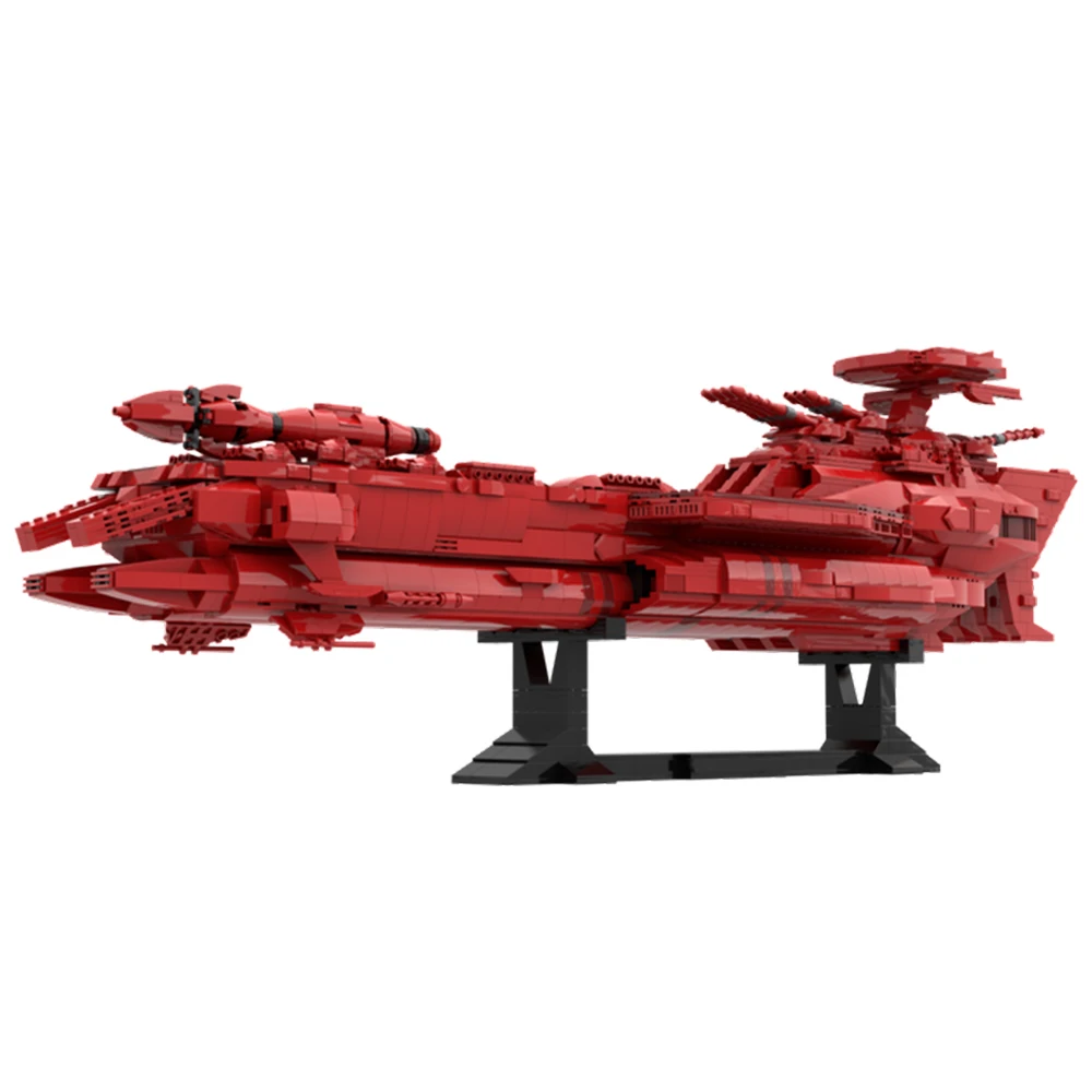 Gobricks Moc Space Battleships Yamatos 2205 Model Building Blocks Set Great Imperial Garmilas Deusula Bricks Toys Regalo Per Bambini