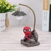 Avengers Spiderman Anime Cartoon Figure Dolls Children Super Hero Spider Man Night Light Toys Children Gift Home Decor Ornaments 1