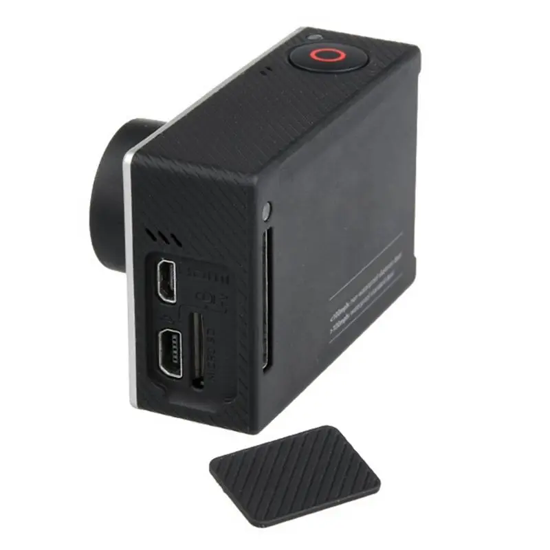 M05K 1개 새 상품 GoPro Hero4 모션 카메라 데이터 사이드 커버 카메라 사이드 커버 실버 도그 블랙 도그 카메라 데이터 사이드 패널