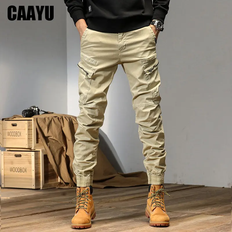 Joggers Cargo Pants Men Casual Hiphop Multi-Pocket Male Trousers Sweatpants Streetwear Techwear Tactical Track Khaki Pants cargo pants military cargo pants casual sweatpants men casual pants