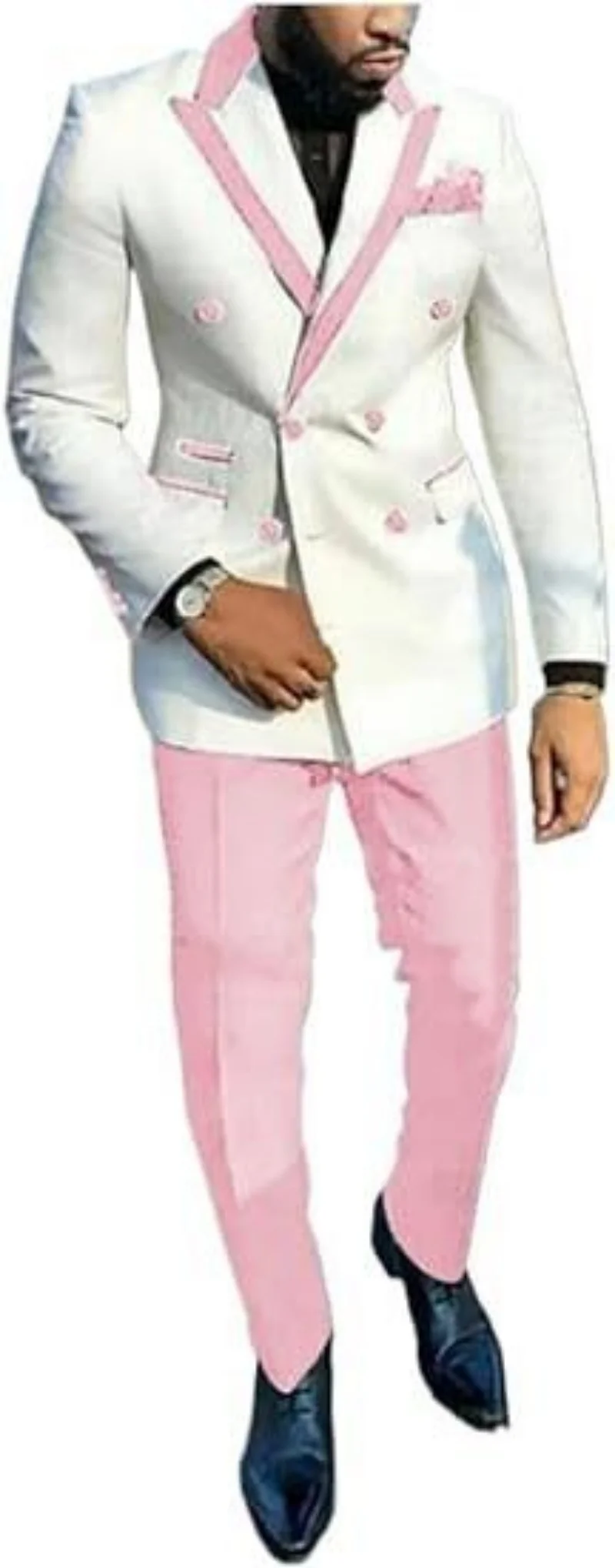 Elegant Fashion Men's Suits 2 Pieces Blazer Pants Peak Lapel Suits for Men for Wedding Business Full Man Terno Comfy Men's Suit