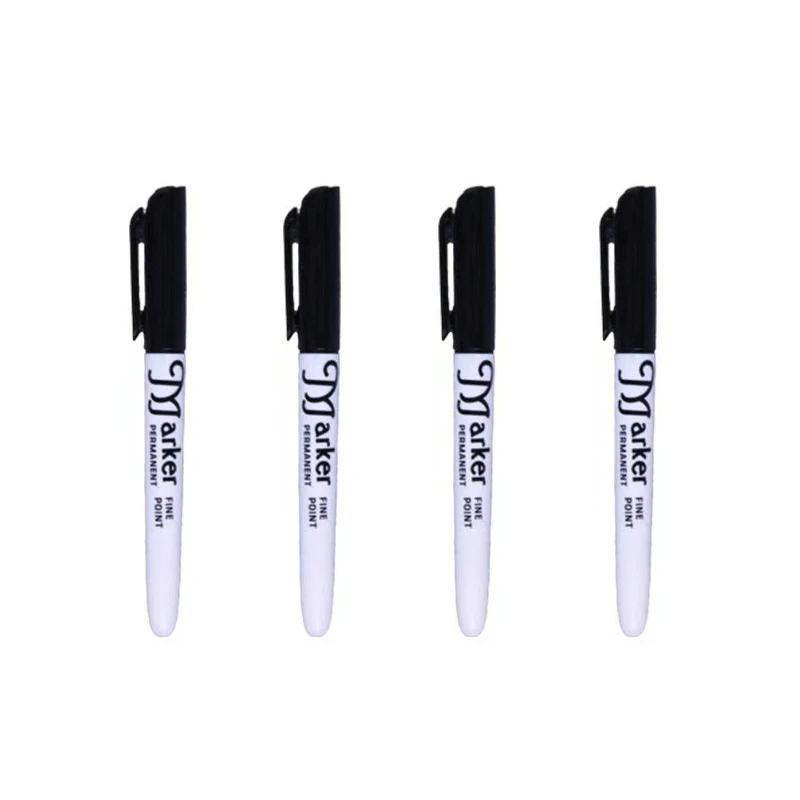 4 قطعة/المجموعة علامة دائمة لا يمحى أقلام زيتية مق...
