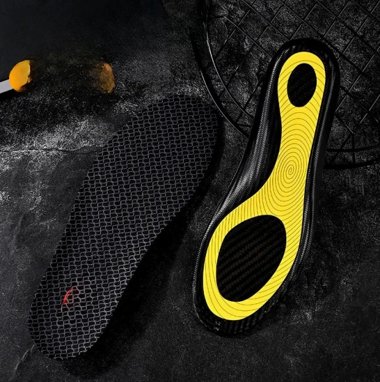 High-Performance Carbon Fiber Sport Insoles with Arch Support and Breathable, Antibacterial Comfort