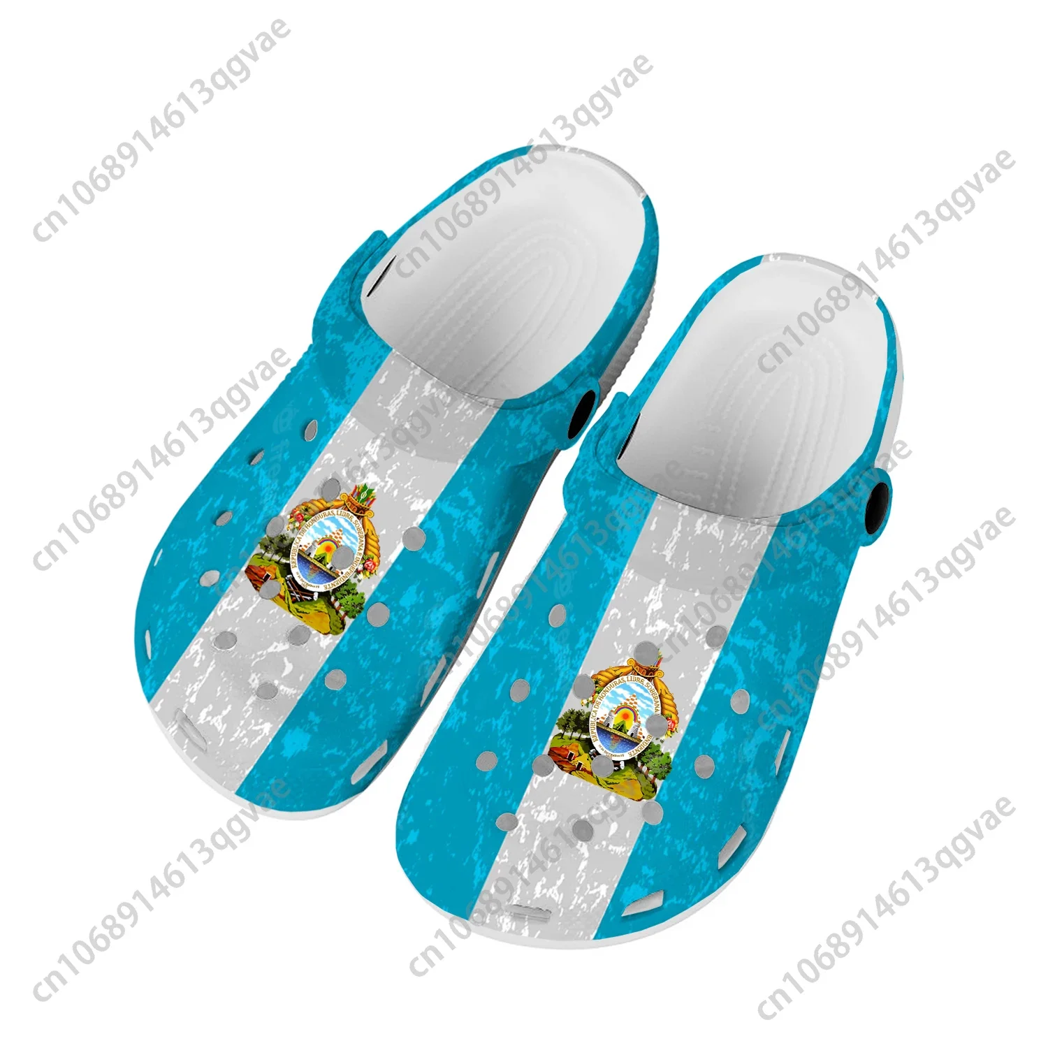 

Honduran Flag Home Clogs Custom Water Shoes Mens Womens Teenager Honduras Shoe Garden Clog Breathable Beach Hole Slippers